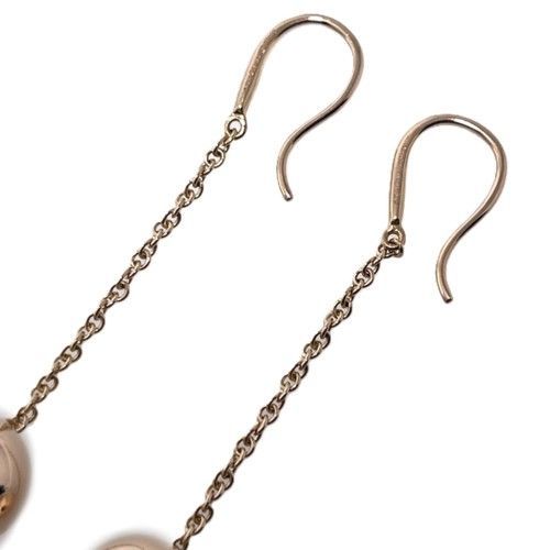 ネックレス TIFFANYローズゴールドボールフックピアス