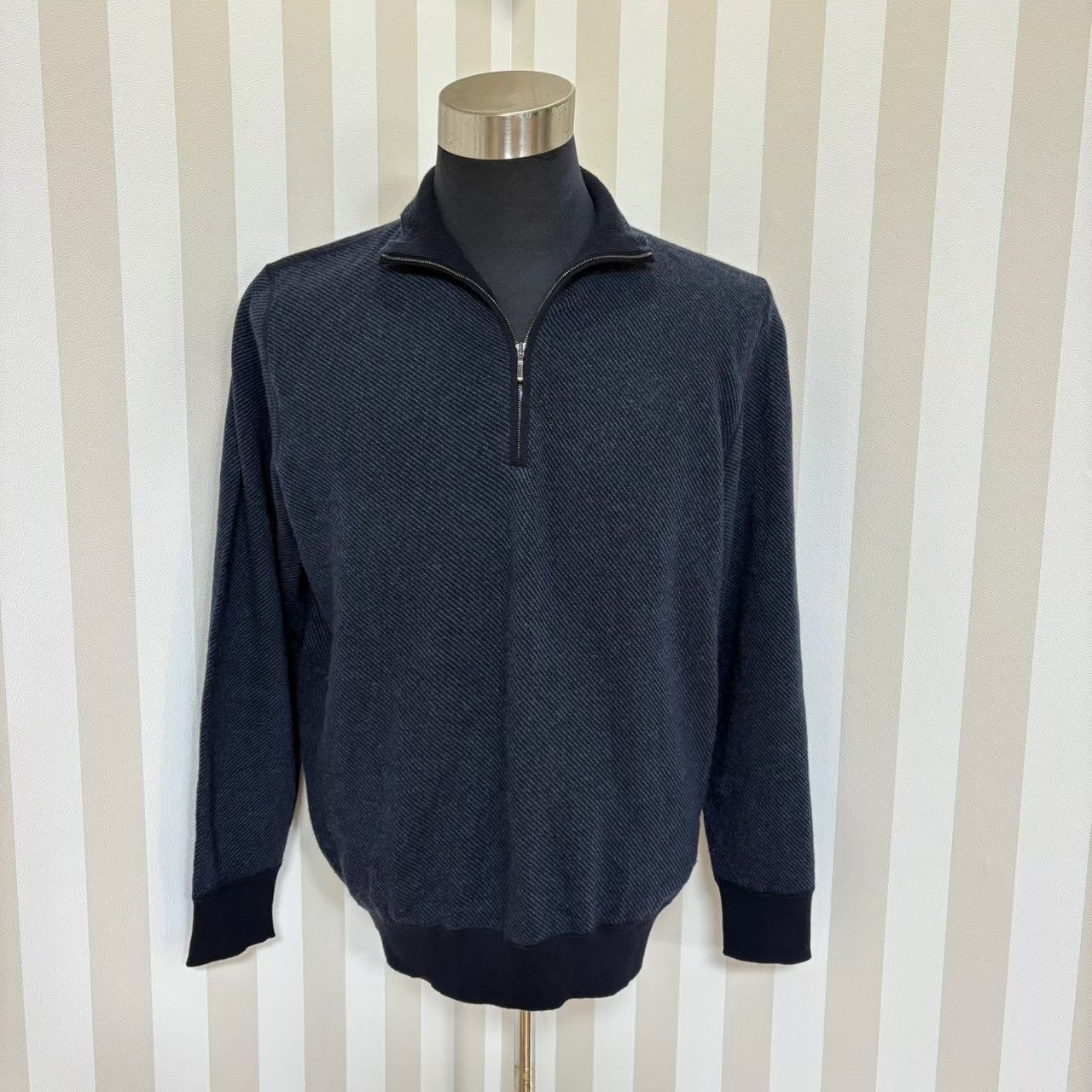 【ご予約品】 ☆ LORO PIANA ロロピアーナ ハーフジップ ニット セーター トップス
