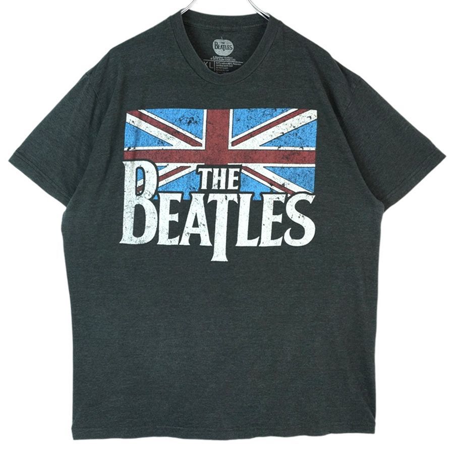 ザ・ビートルズTHE BeatlesロックバンドTシャツバンTアーティストT黒フェザーブラックイギリス国旗ユニオンジャック白ホワイト青ブルー赤レッドアップルコアvintageヴィンテージ40315