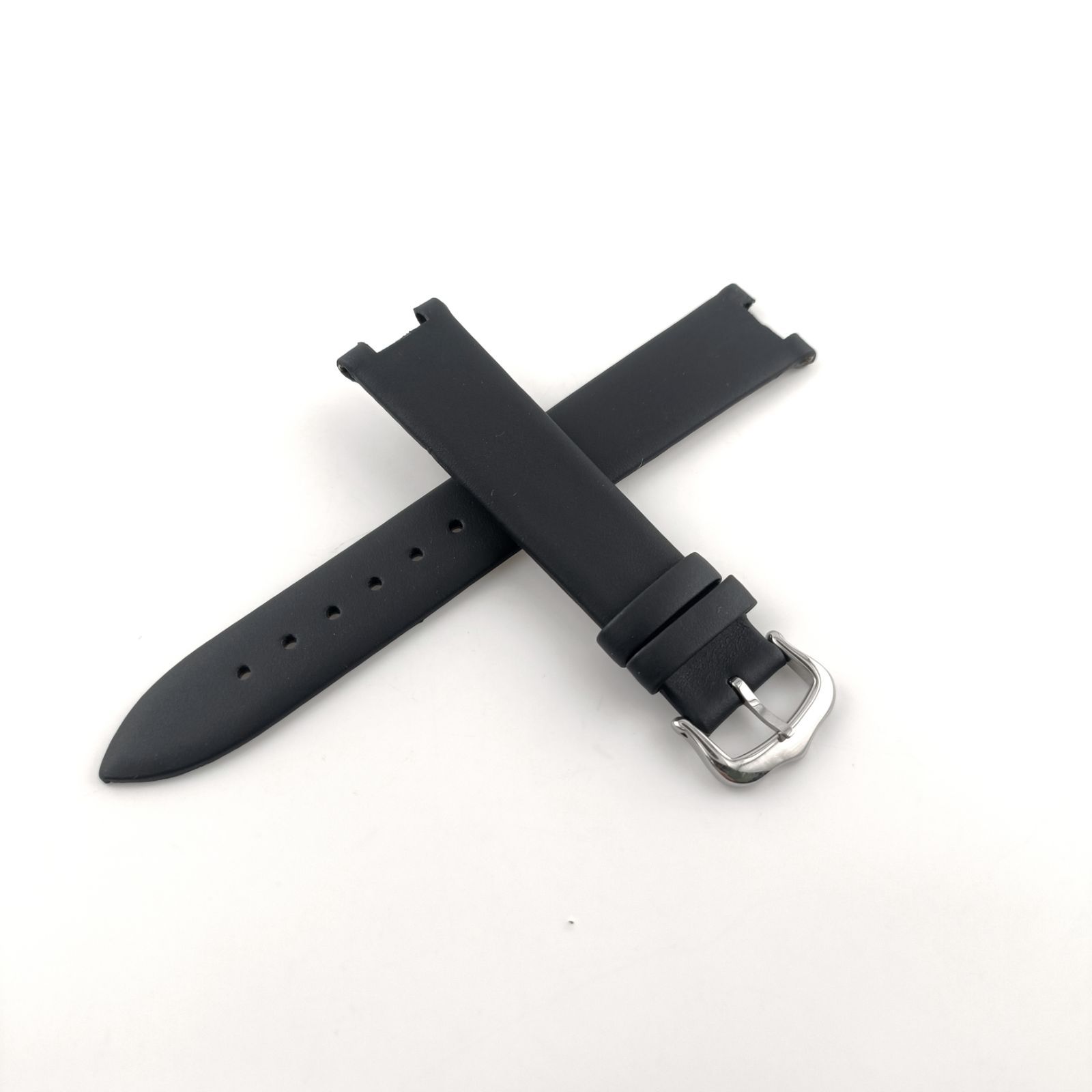 Cartier カルティエ レザーベルト 純正 12mm 美品 ネイビー 型押し Cartier カルティエ レザーベルト 純正 12mm 美品 ネイビー 型押し