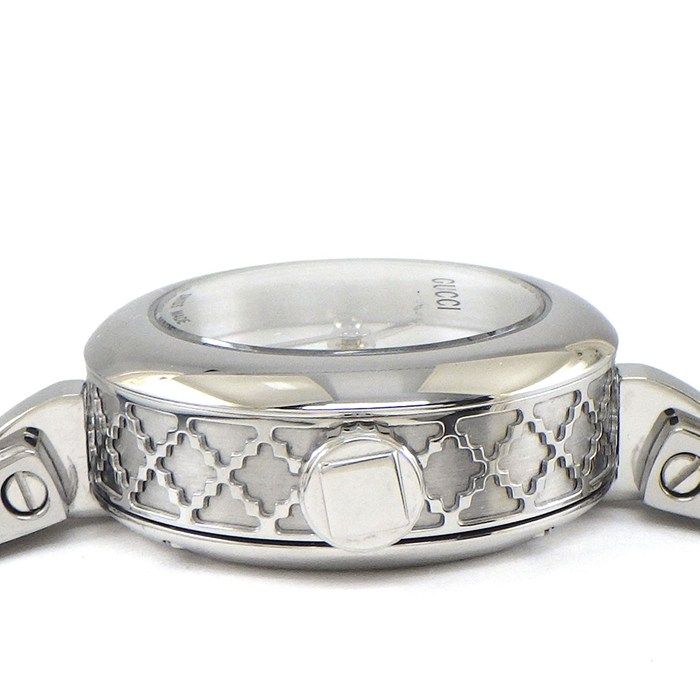 グッチ GUCCI 腕時計 ディアマンティッシマ 141.5 4ポイント ダイヤインデックス ホワイトシェル文字盤 SS クオーツアナログ