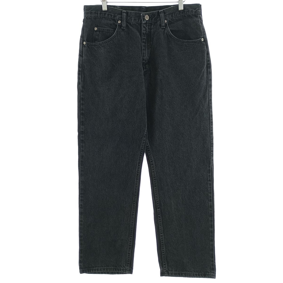 古着 ラングラー Wrangler ブラックデニム テーパードデニムパンツ メンズw34/eaa400234