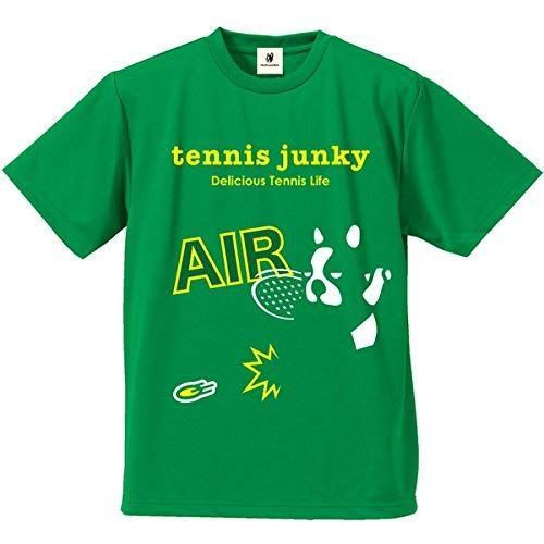 グリーン_XL claudio pandiani(クラウディオ・パンディアーニ) Tennis Junky エアー犬！ DryTEE TJ18004 グリーン XL