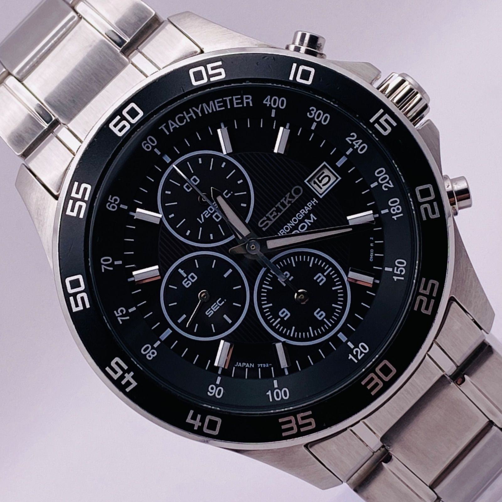 T329）希少モデル！良品 稼動品 SEIKO セイコー Tachymeter 