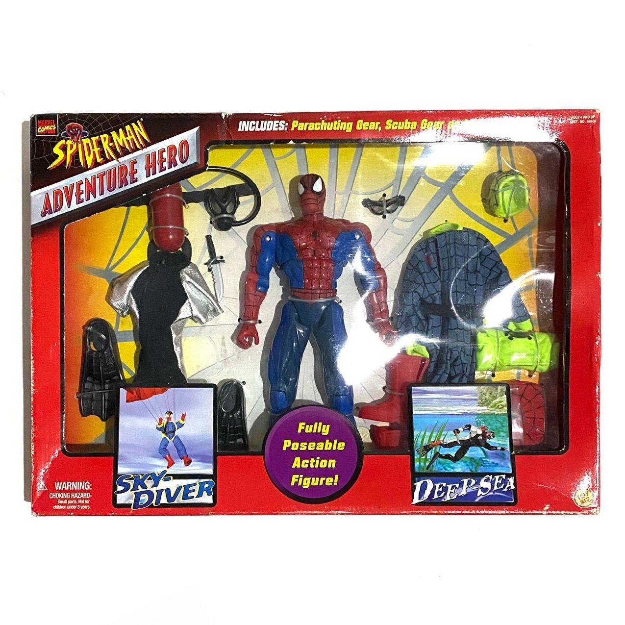 ヴィンテージ TOYBIZ 製 スパイダーマン 着せ替え フィギュア - 年末