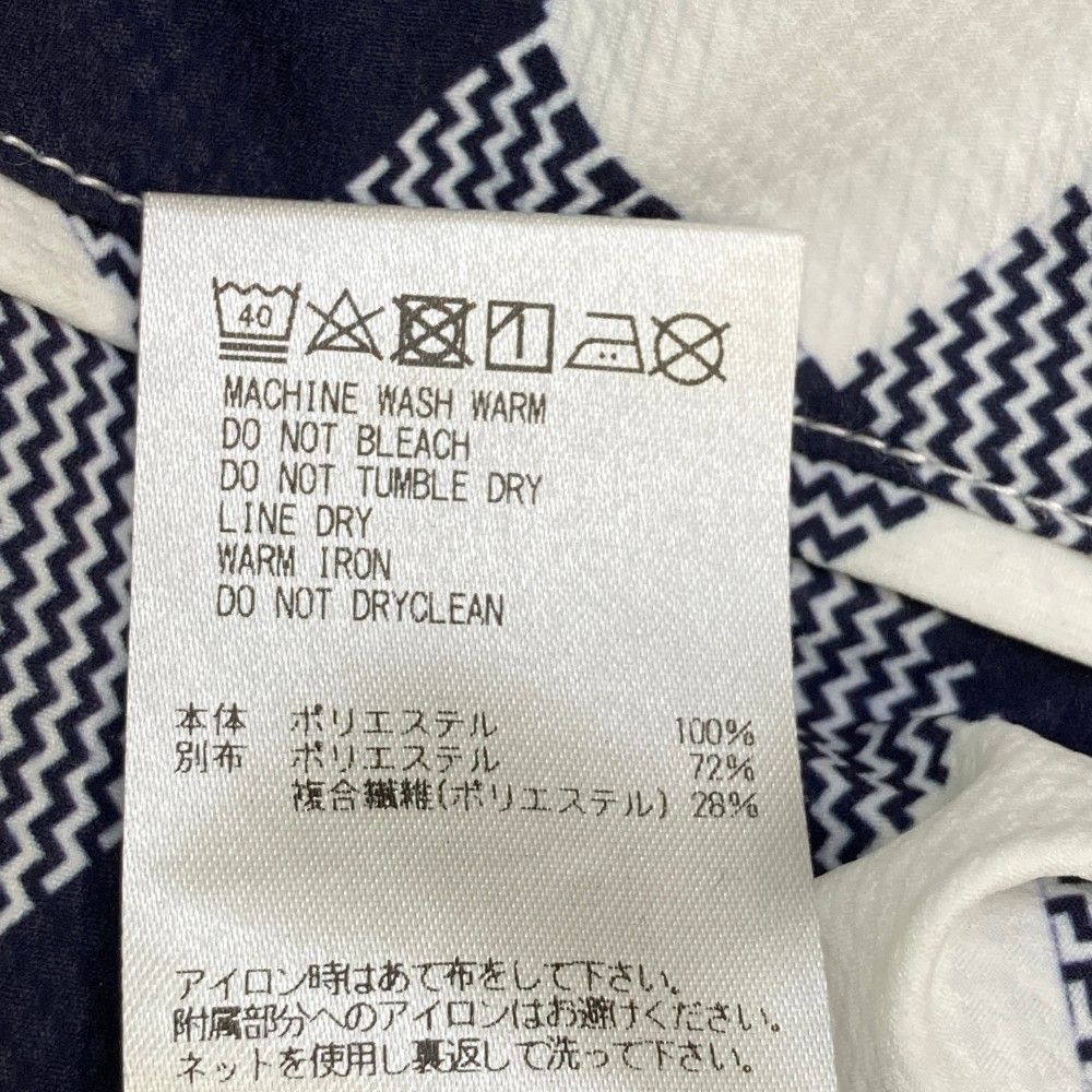 美品　MARK&LONA マークアンドロナ　ハーフパンツ44 MARK&LONA マークアンドロナ ハーフパンツ ベージュ×ネイビー サイド