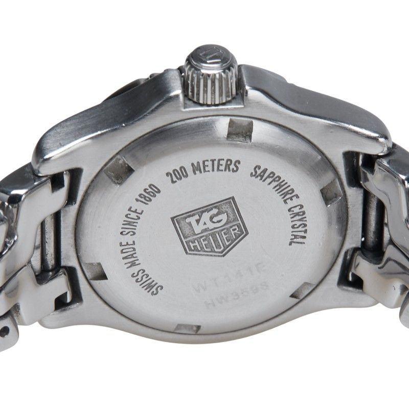 タグ・ホイヤー　レディース　TAG HEUER　WT141E　シェル文字盤 タグホイヤー リンク シェル文字盤 WT141E ステンレススチール