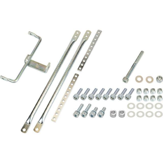 昭和インダストリーズ ADVANS+f マウントセット Vブレーキ+ナット固定用 CP メッキ YBK03702
