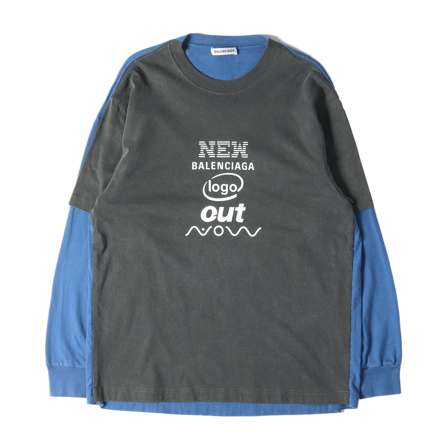 BALENCIAGA バレンシアガ Tシャツ サイズ:S 2WAY ドッキング ロング 