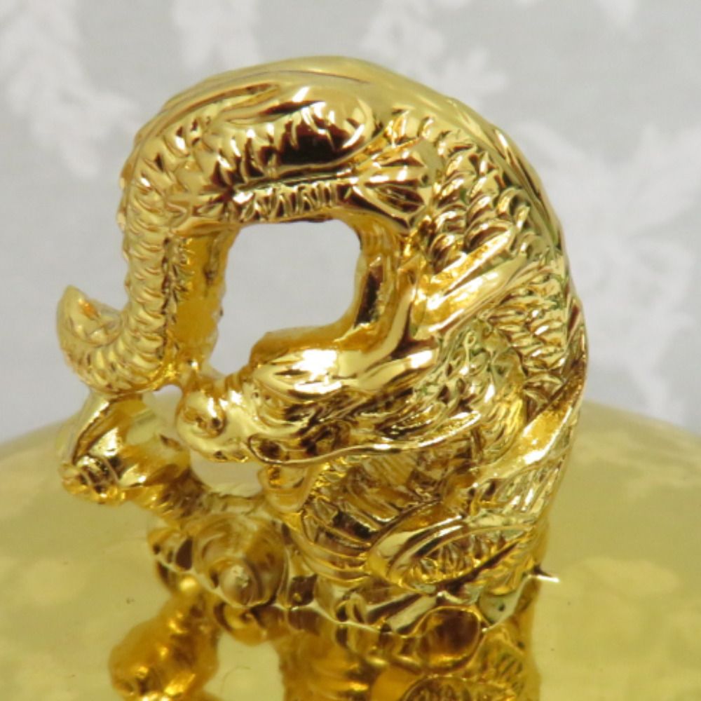 骨董・民芸品 高岡銅器 瑞雲作 龍神香炉 香爐 香炉 三つ足 純