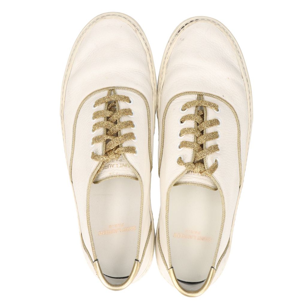 SAINT LAURENT PARIS (サンローランパリ) GOLD DETAIL VENICE LOW TOP
