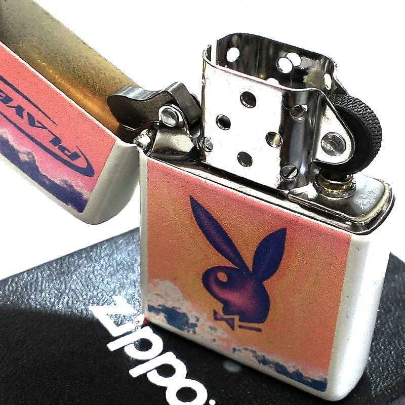 【SALE／37%OFF】 ZIPPO PLAYBOY ジッポー ライター プレイボーイ ロゴ ホワイト その他