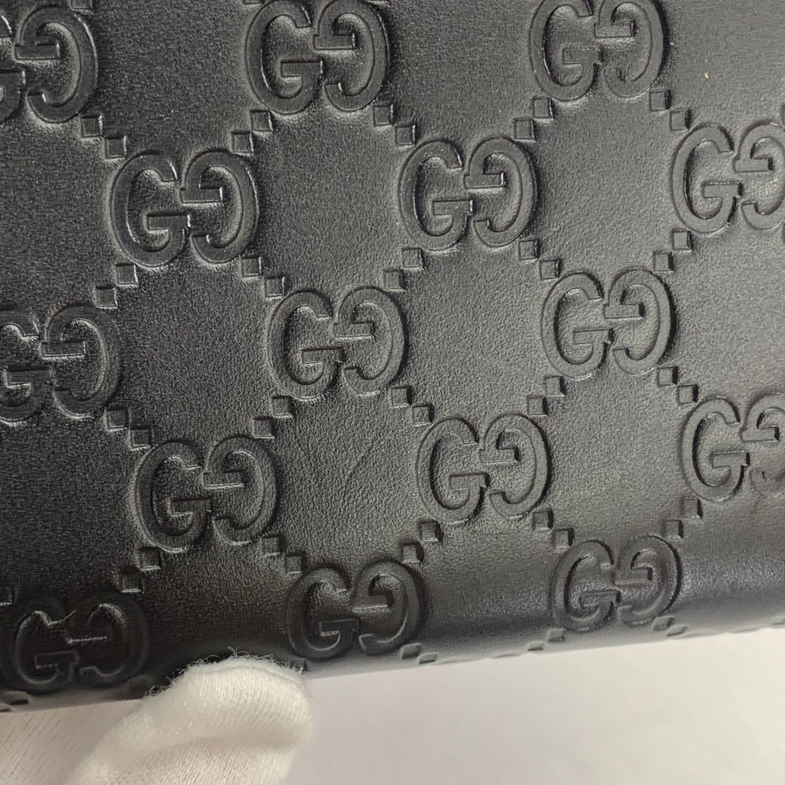 GUCCI グッチ シマGG ラウンドファスナー長財布 レザー 307987 0959