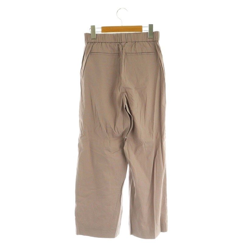 新品タグ付きtheory セオリー　ECO　CRUNCH　WASHリネン混パンツ Theory(セオリー) Eco Crunch Wash Wide Pull On SPRING