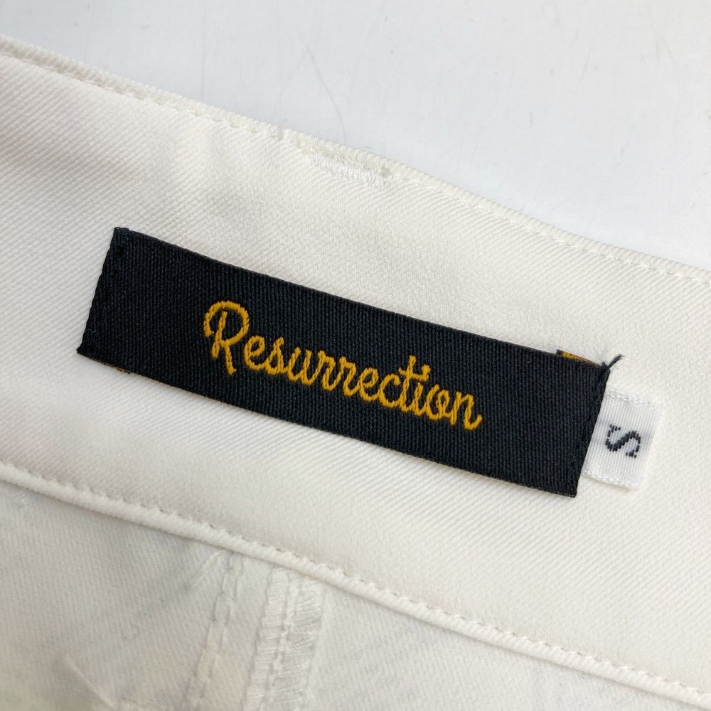 レザレクション　スカート Sサイズ　ホワイト サイズ：S RESURRECTION レザレクション ストレッチ スカート