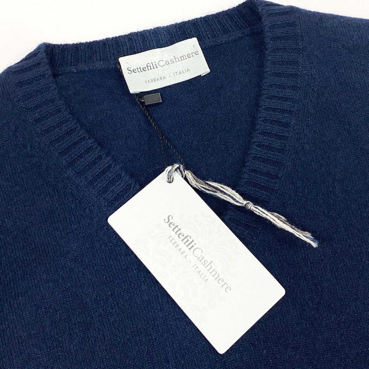 52e23 【未使用品】Settefili Cashmere セッテフィーリカシミア V 