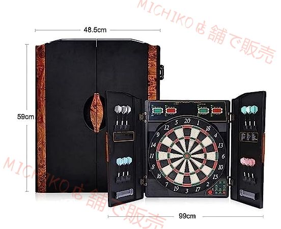 キャビネット自動採点付き電子ダーツトレイバー折りたたみダーツボックス