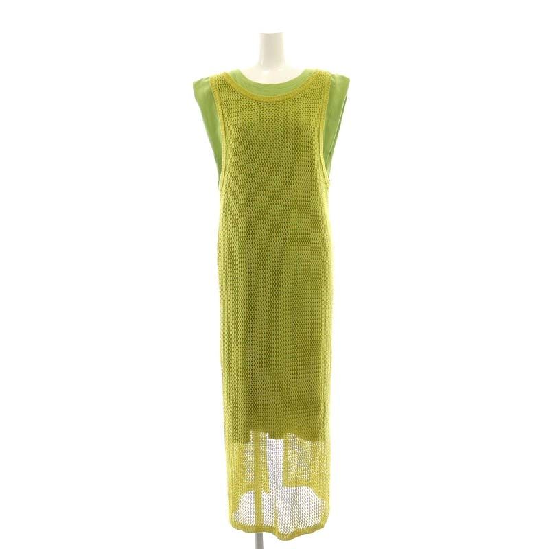 ローズバッド ROSE BUD メッシュニットワンピース 2点セット