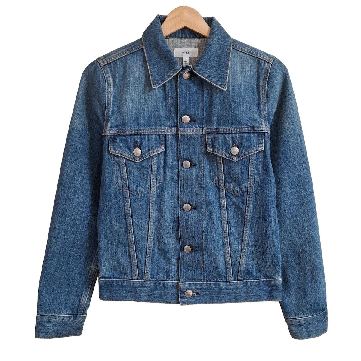 HYKE ハイク Gジャン サイズ2 M メンズ - ネイビー 長袖|春|秋