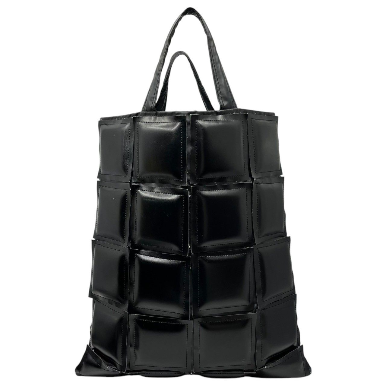 BLACK COMME des GARCONS(ブラックコムデギャルソン) Panel tote bag パネル トート バッグ 1A-K 202  ブラック キルティング PVC - メルカリ