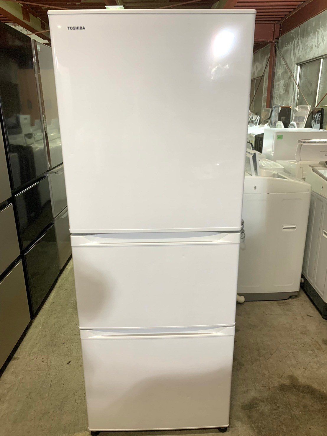 東芝 冷蔵庫 GR-M33S ホワイト 2018年製 12/20東芝/TOSHIBA 冷蔵庫 GR-M33S 2018年製 330L