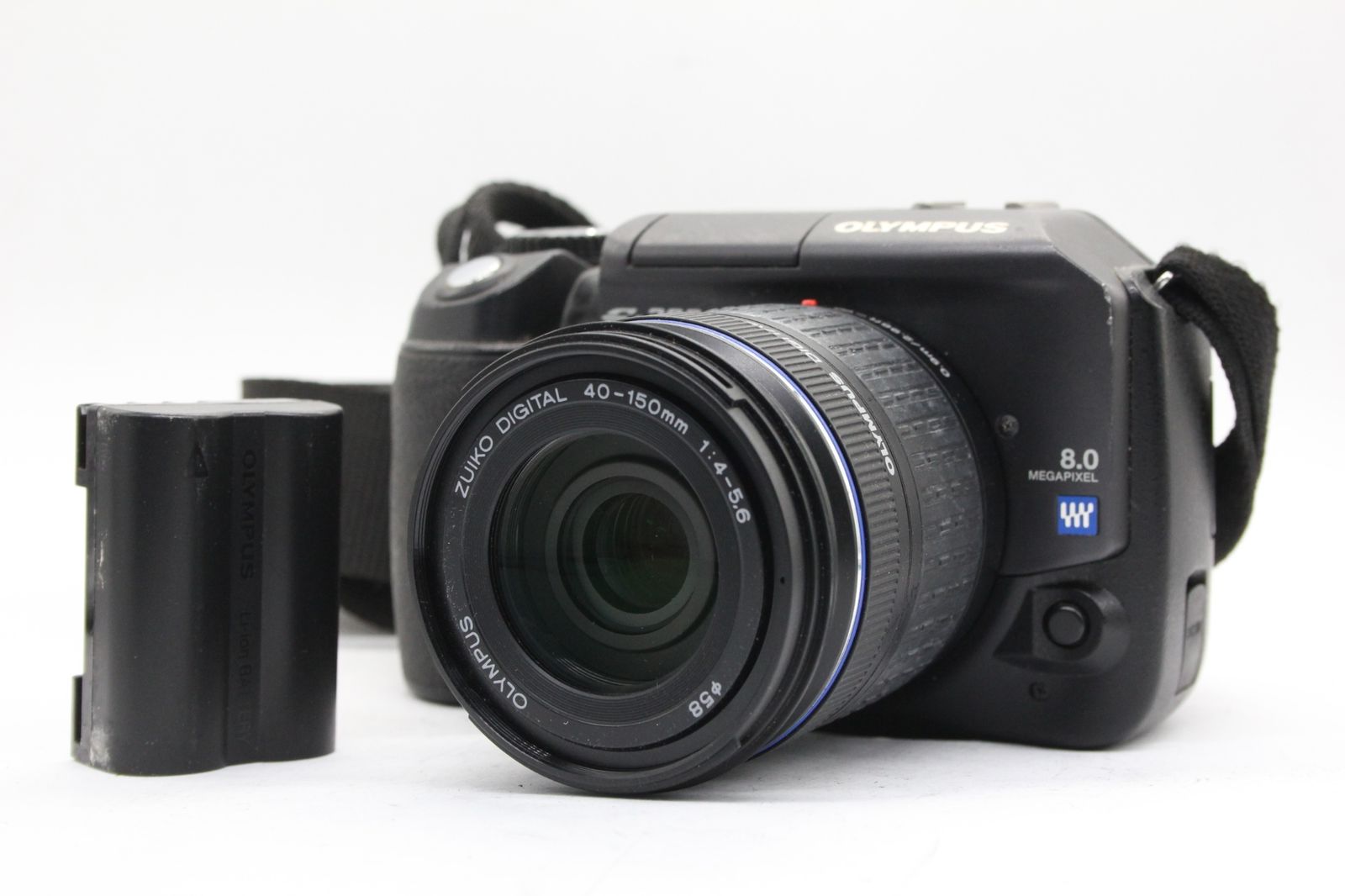 【返品保証】 オリンパス Olympus E-300 ZUIKO DIGITAL 40-150mm F4-5.6 バッテリー付き デジタル一眼 v4884