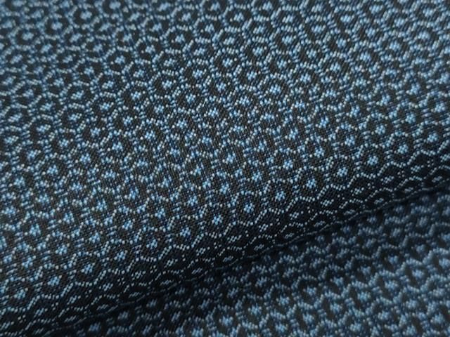 平和屋着物○男性 本場大島紬 アンサンブル 吉祥文 正絹 逸品