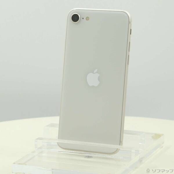 中古品〕 iPhone SE 第3世代 128GB スターライト MMYG3J／A SIM