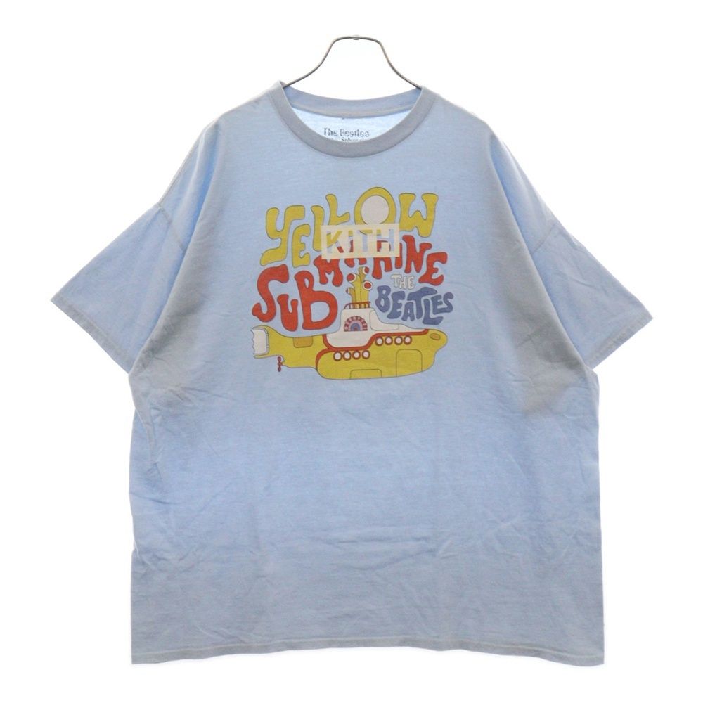 ビートルズ Tシャツ 「イエロー・サブマリン - 紺」 BEATLES