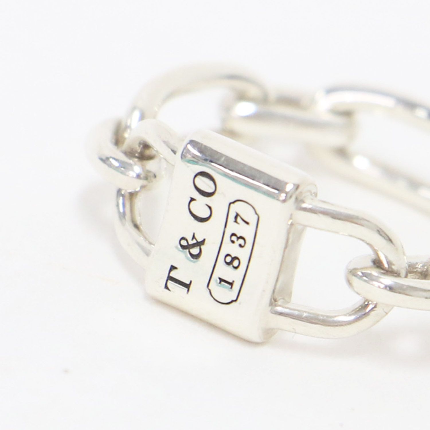 ティファニー ダブルカーブド バンドリング 約8.5〜9号 シルバー925 TIFFANY&Co. ティファニー ワイド カーブド バンドリング ダイヤ