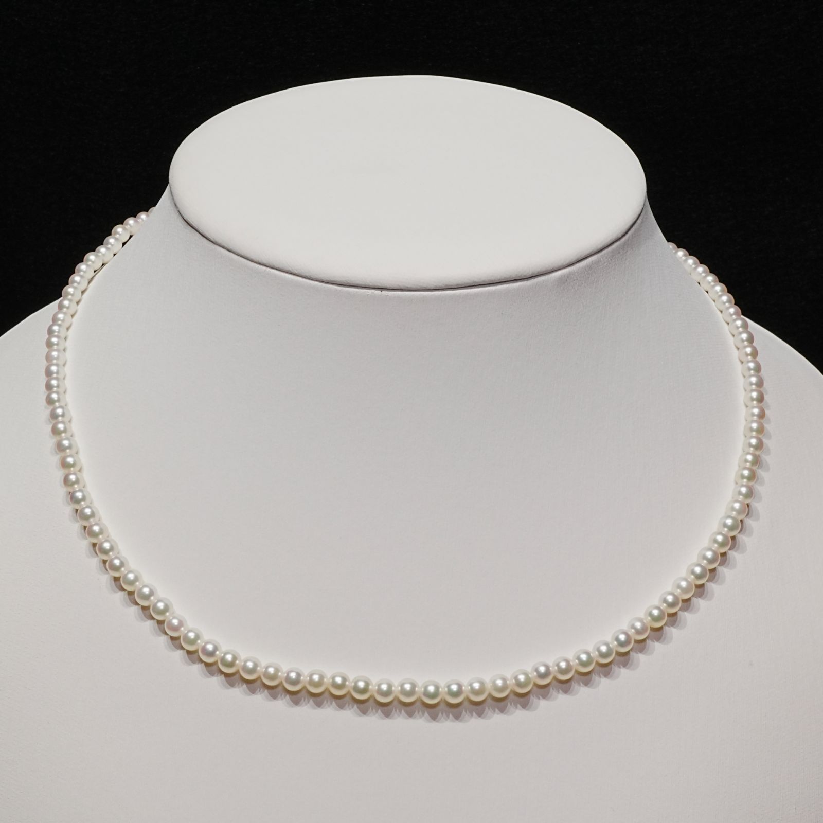 美品 ミキモト K18 アコヤ ベビーパール ネックレス 真珠/25-1096M