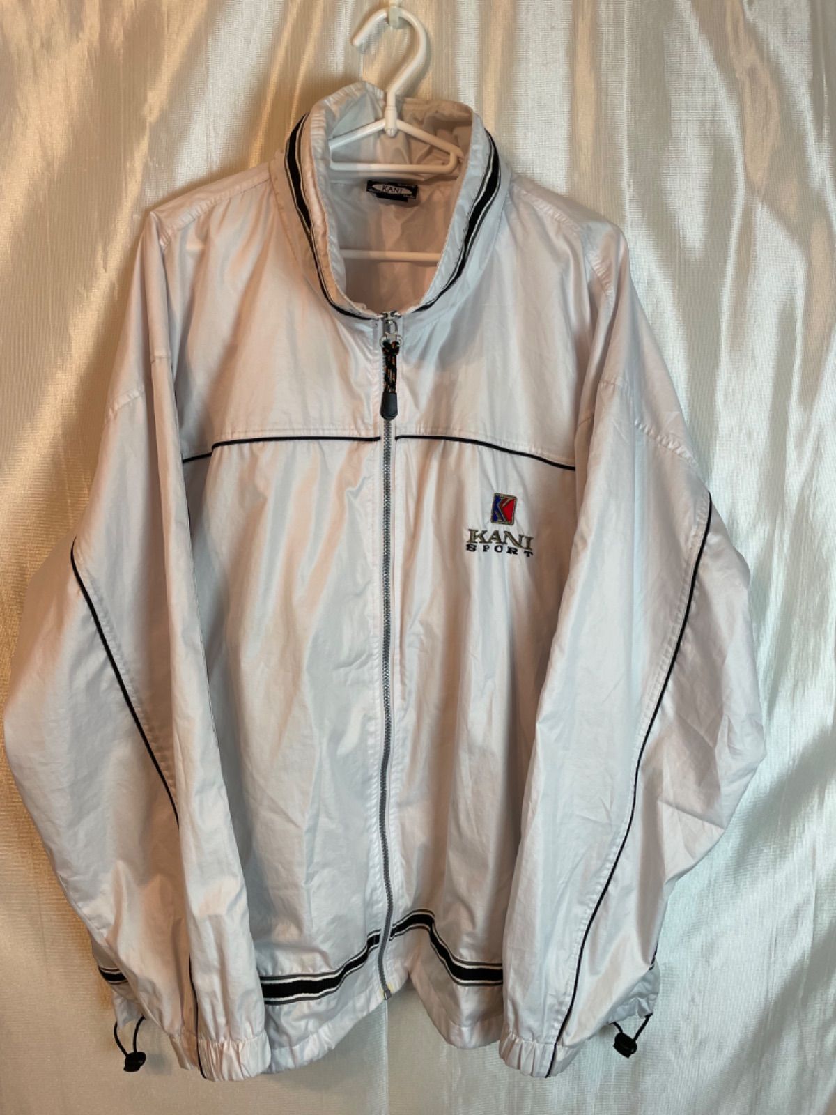 日本最大の 90s Karl Kani スタジャン 2XL 当時物 ウェッサイ チカーノ