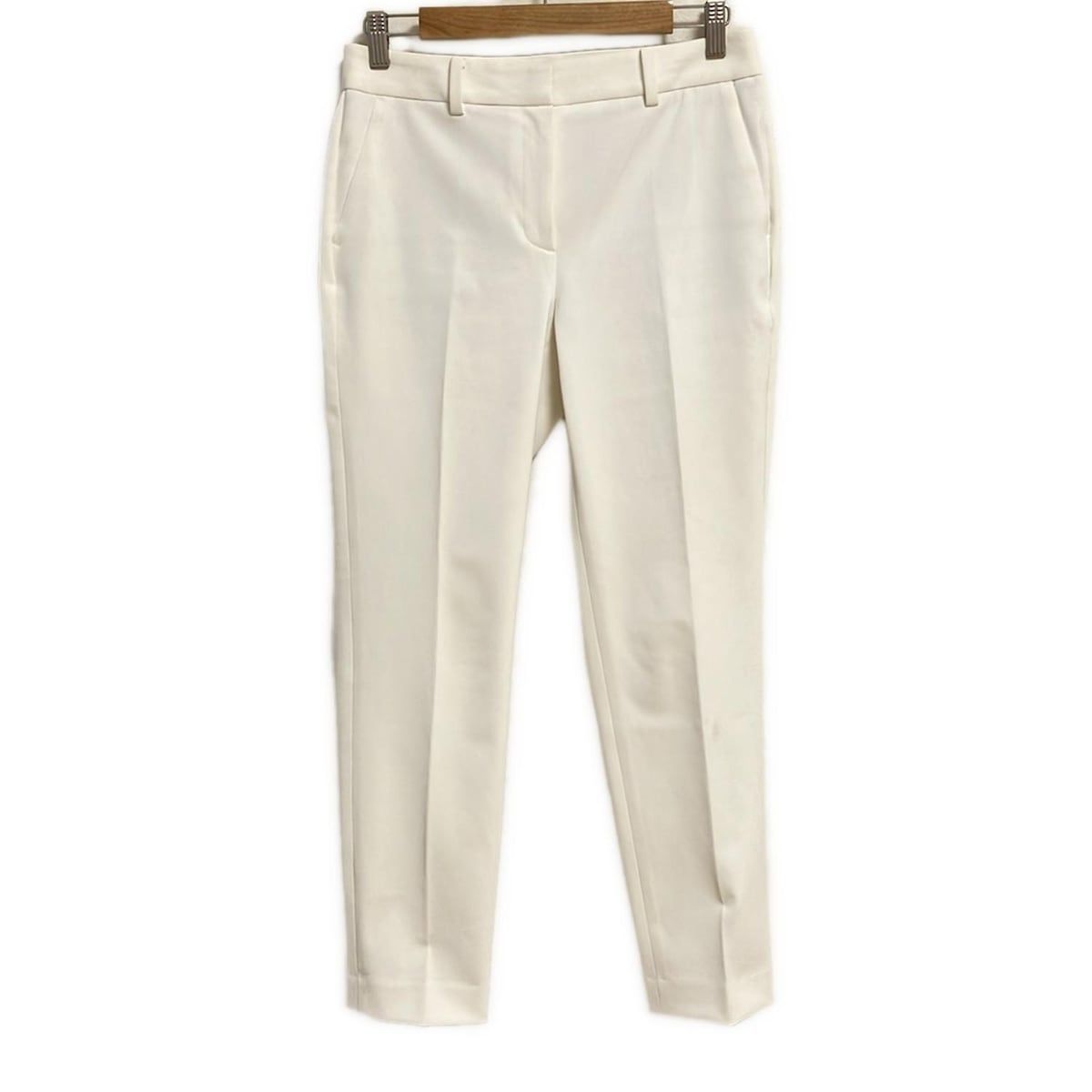theory luxe セオリーリュクス パンツ サイズ38 M レディース - 白 フルレングス