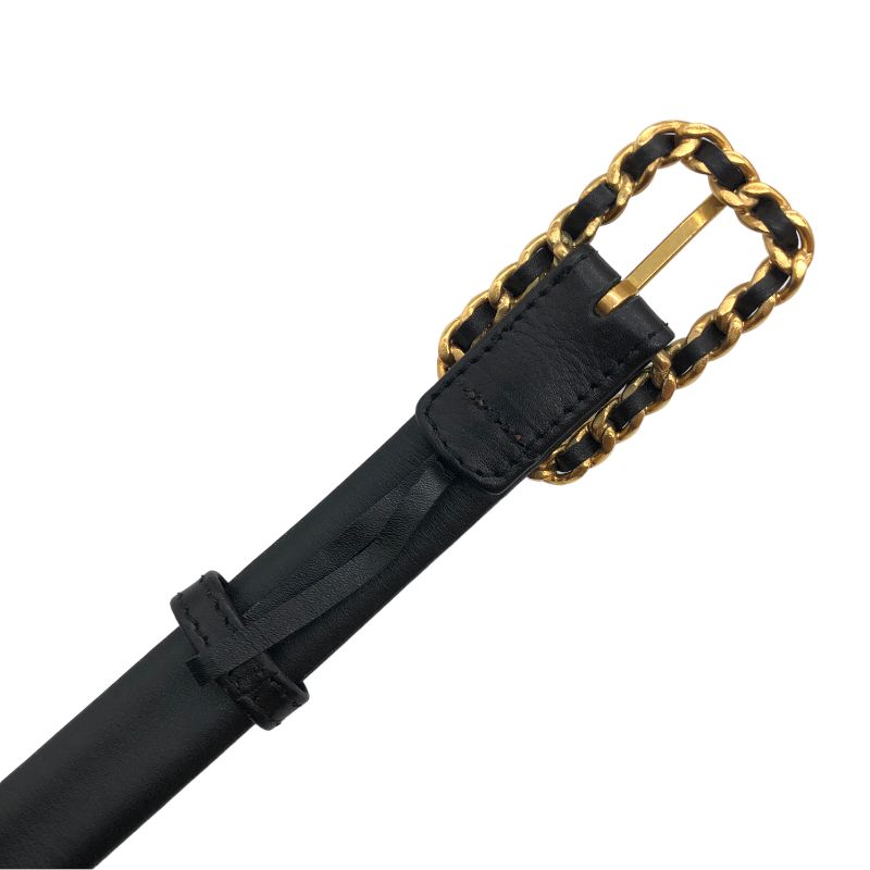 シャネル CHANEL ココマークベルト A02557 GD金具 レザー レディース