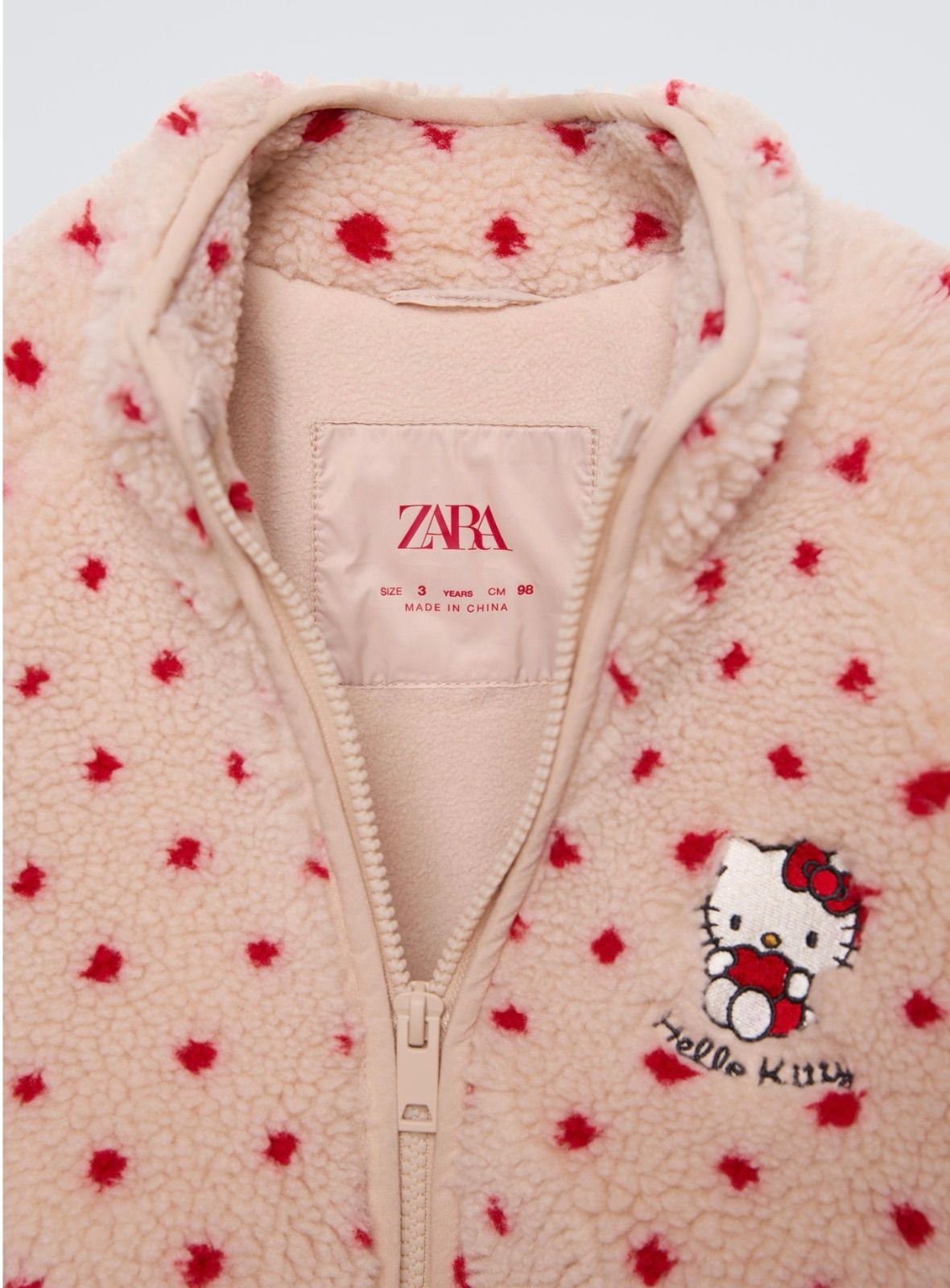 ZARA Kids ハローキティ サンリオ ボアジャケット 110サイズ