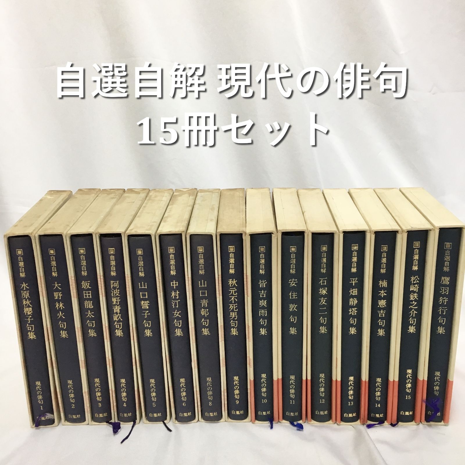 句集】自選自解 現代の俳句 15冊セット 白鳳社 - メルカリ