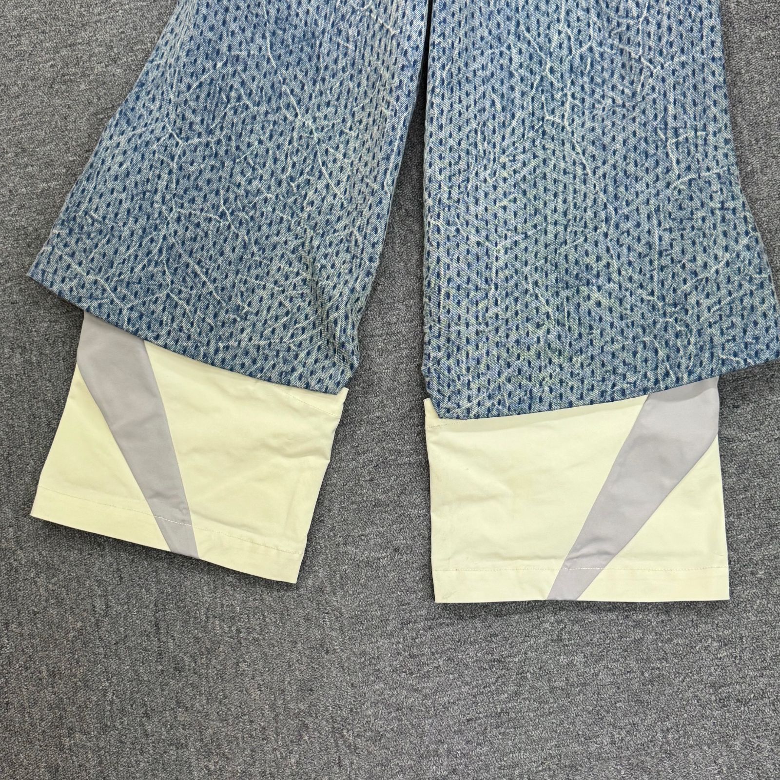 参考上代119900円 NAMESAKE 24SS PRINCE CRINKLE WASH TRACK JEANS 