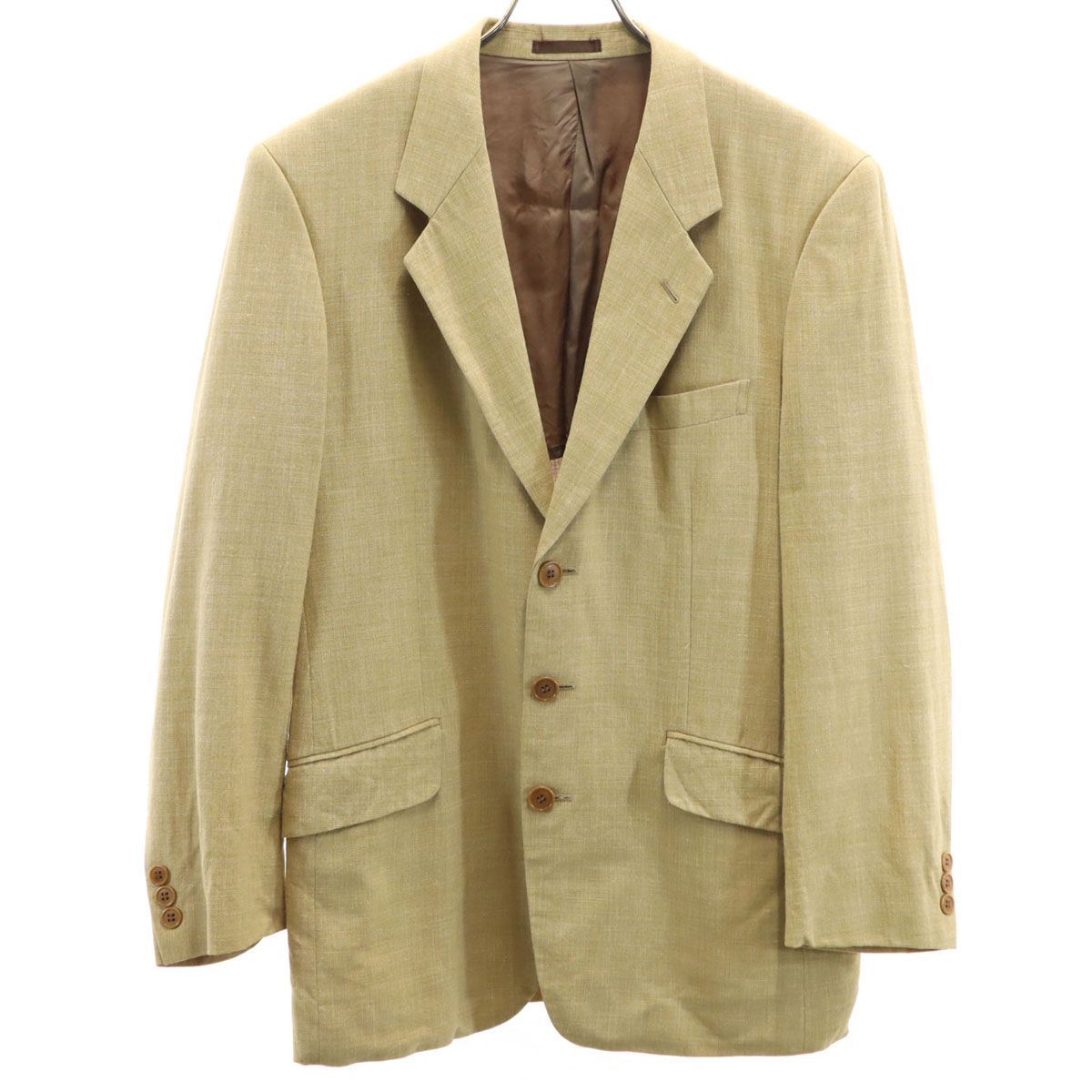 ✨リネン✨Paul Smith ポールスミス　テーラードジャケット　ベージュM Paul Smith ポールスミス 日本製 リネンブレンド テーラードジャケット