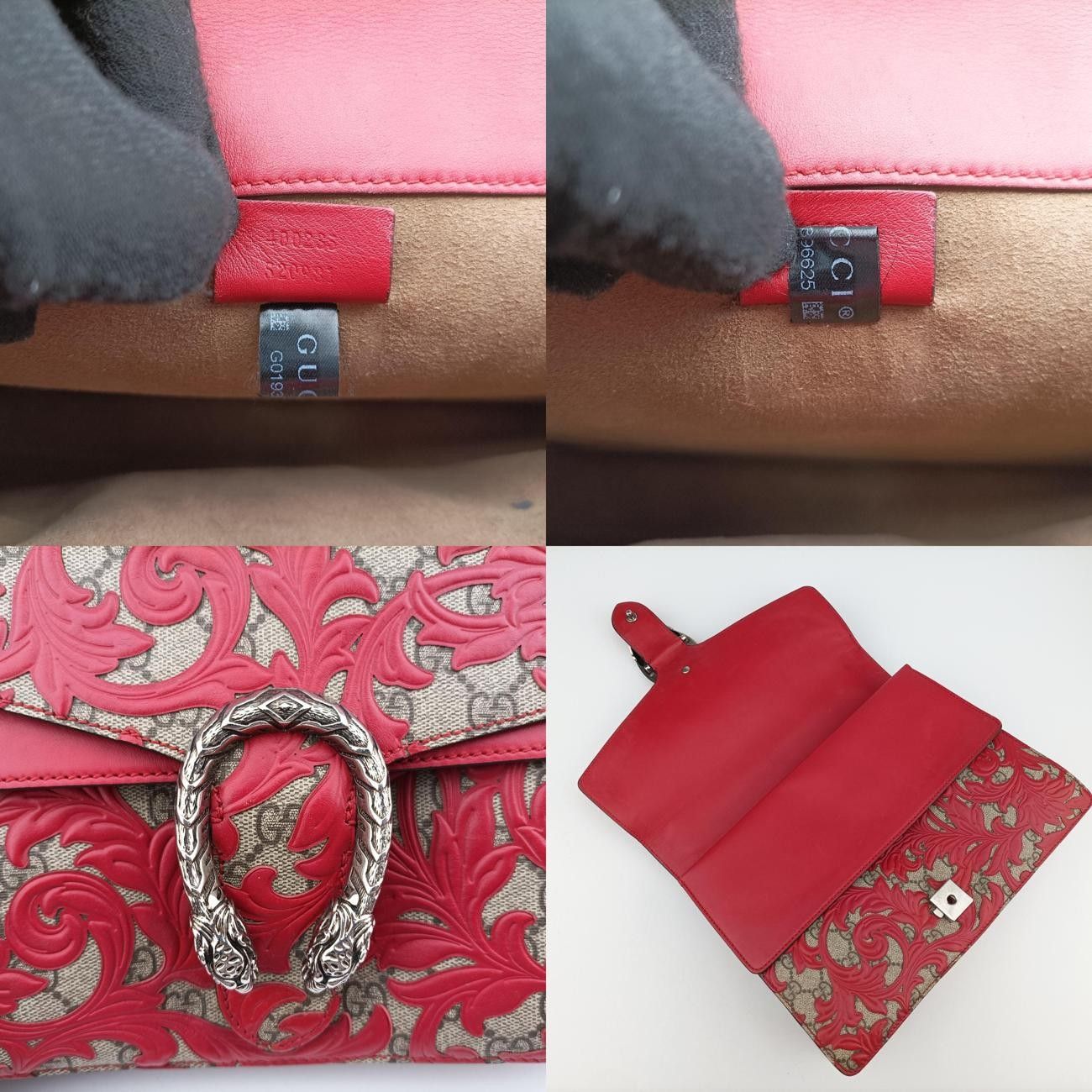 グッチGucciディオニュソスレッドPVCコーティングキャンバス400235G019396625