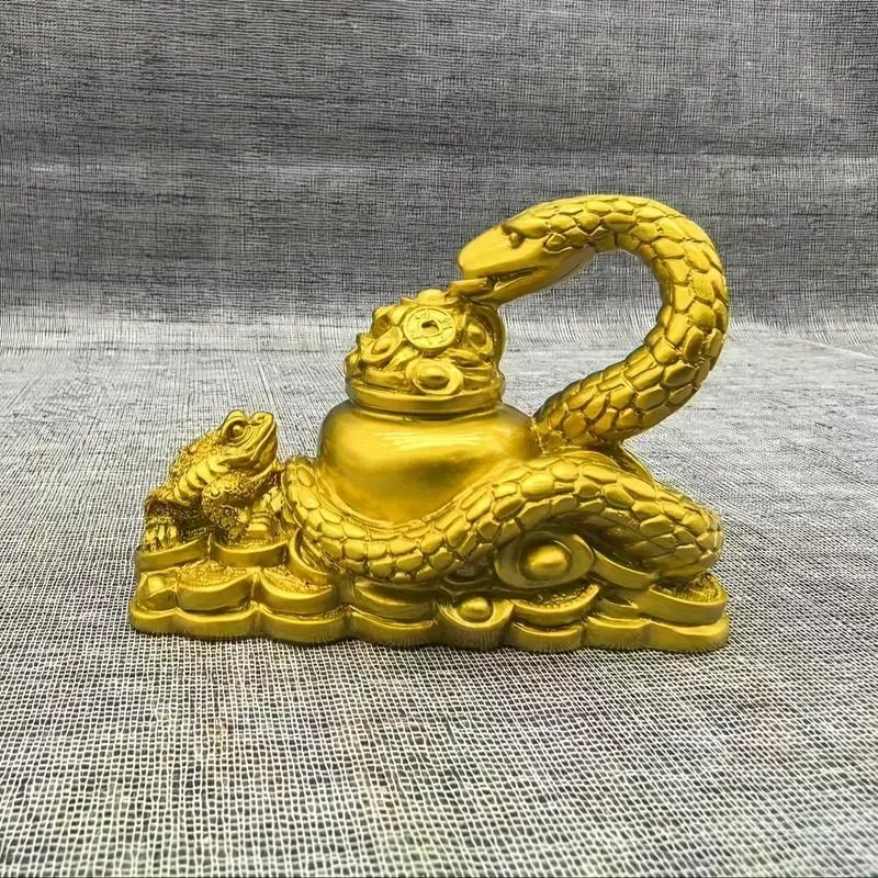 HEREND ゾディアック　十二支フィギュリン　金　2013年 ヘビ HEREND ゾディアック 十二支フィギュリン 金 2013年 ヘビ HEREND