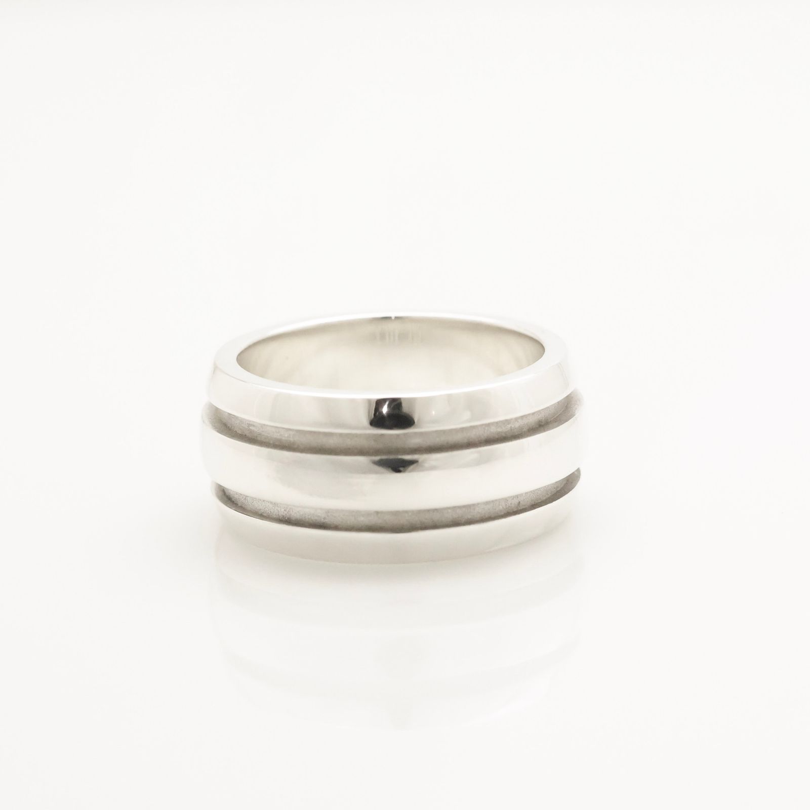 美品】ティファニー TIFFANY＆Co. アトラス グルーブド ダブル
