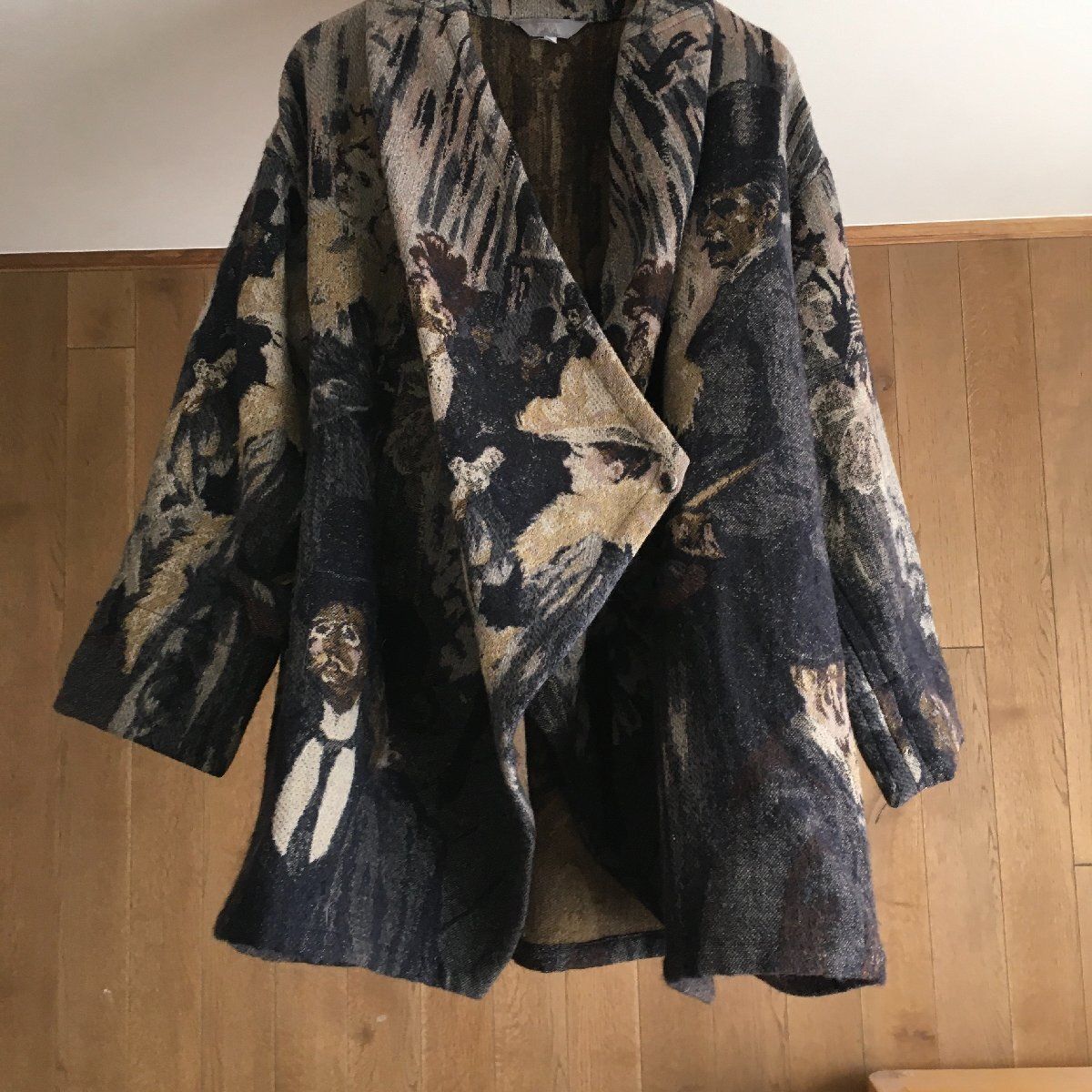 美品 TOKUKO 1er VOL(トクコプルミエヴォル) 柄 コート9号 - メルカリ