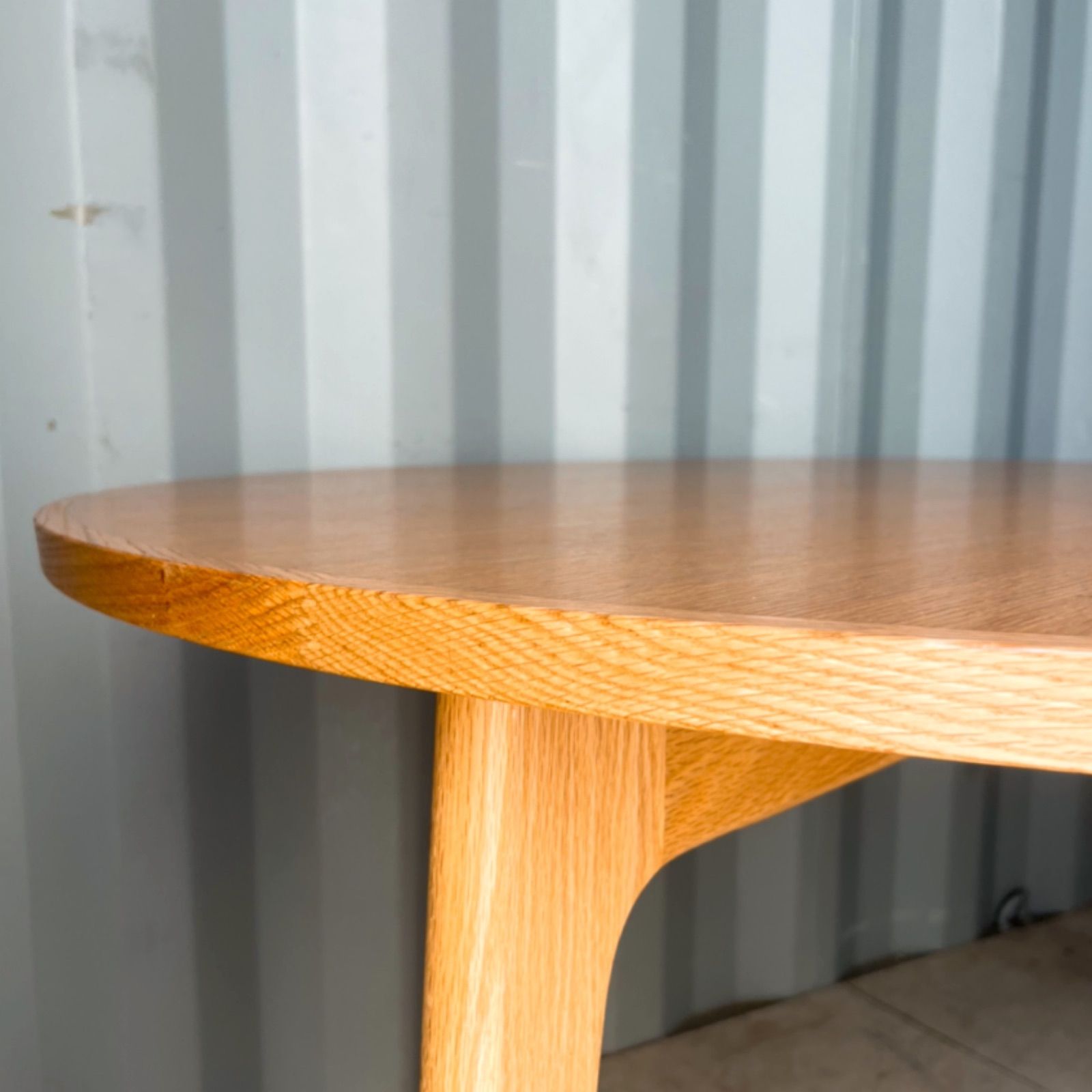 取付無料！マルニ60 ラウンドテーブル120 北欧風オーク材