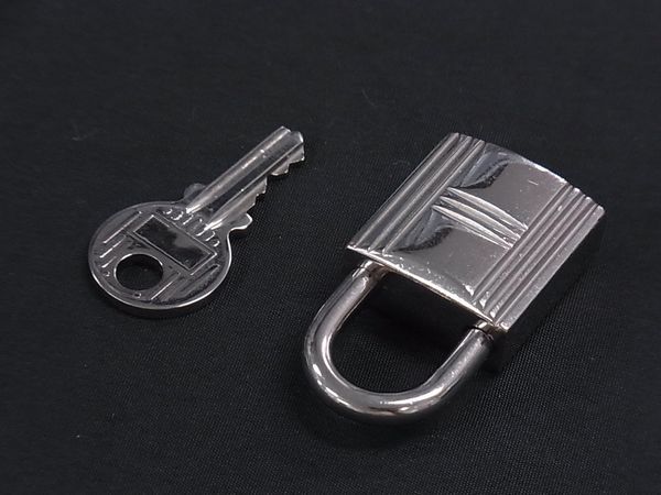 □美品□ HERMES エルメス カデナ 南京錠 パドロック 52 鍵 キー