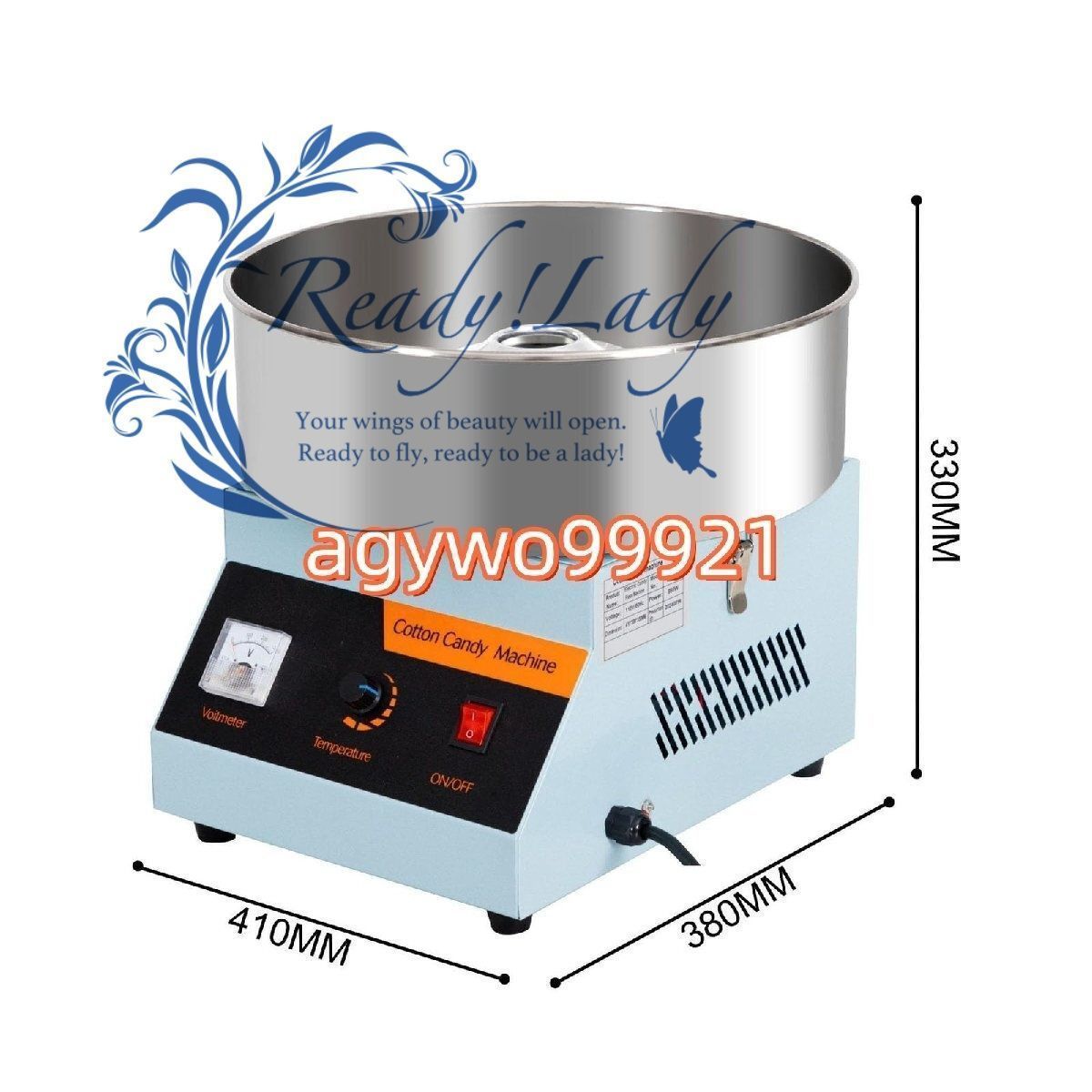 わたあめ機 全自動マシュマロマシン 自家製子供用マシュマロマシン 電気キャンディメーカー 家族パーティー 子供 ブルー