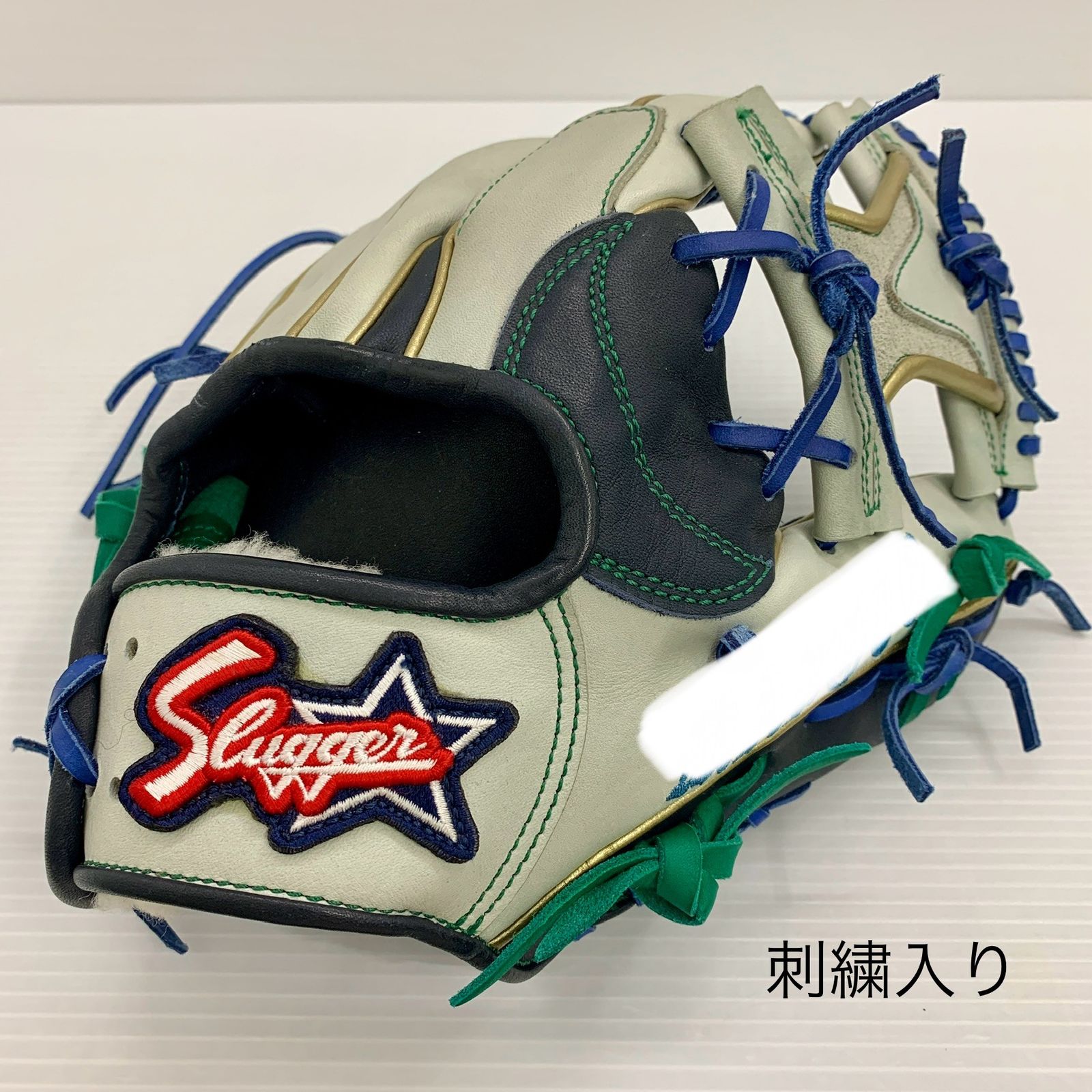 久保田スラッガー - 中古品 久保田スラッガー オーダー 軟式 内野手用グローブ 刺繍有り 3997 中古品 久保田スラッガー オーダー 軟式 内野手用グローブ 刺繍