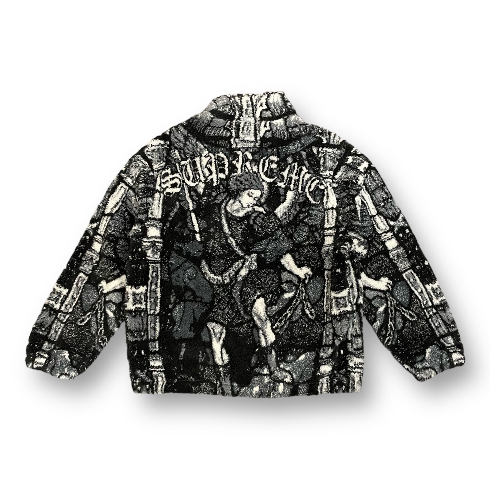 国内正規 美品 SUPREME 21SS Saint Michael Fleece Jacket セント