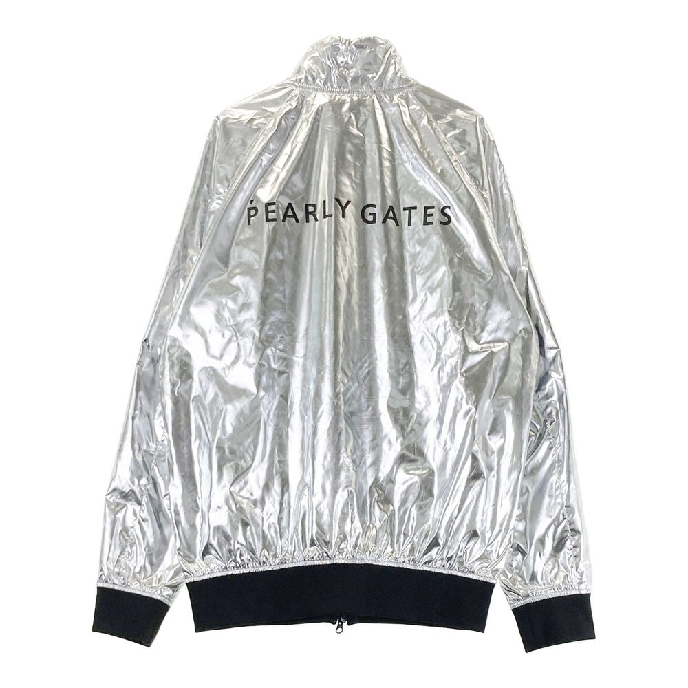 サイズ 6 PEARLY GATES パーリーゲイツ 長袖ジップジャケット シルバー系 240101527262 ゴルフウェア メンズ ストスト