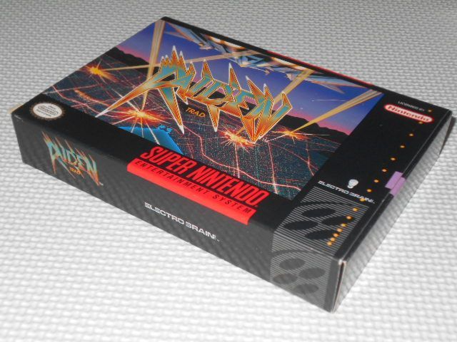 SFC☆RAIDEN TRAD SNES 海外版 北米版 端子清掃済☆箱付・説明書付