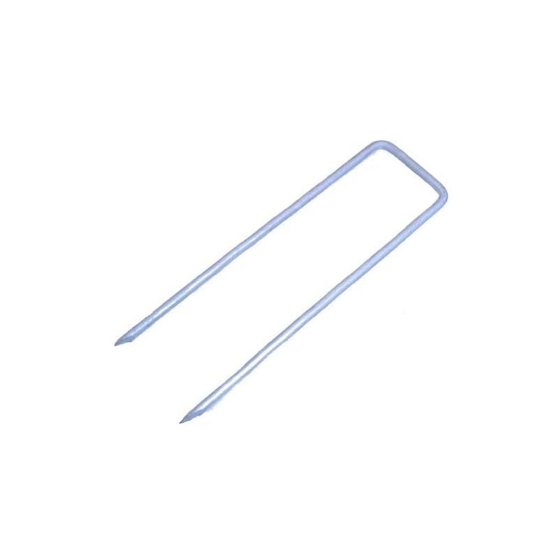 エス・テー・デュポン(S.T.Dupont) ザバーン防草シート用 コ型止めピン１５０ｍｍ/５０個入りグリーンビスタ